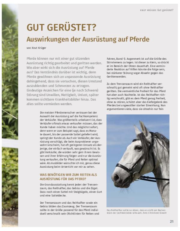 Den ganzen Artikel lesen Sie in „Natural Horse 47 Faszination Wildpferd